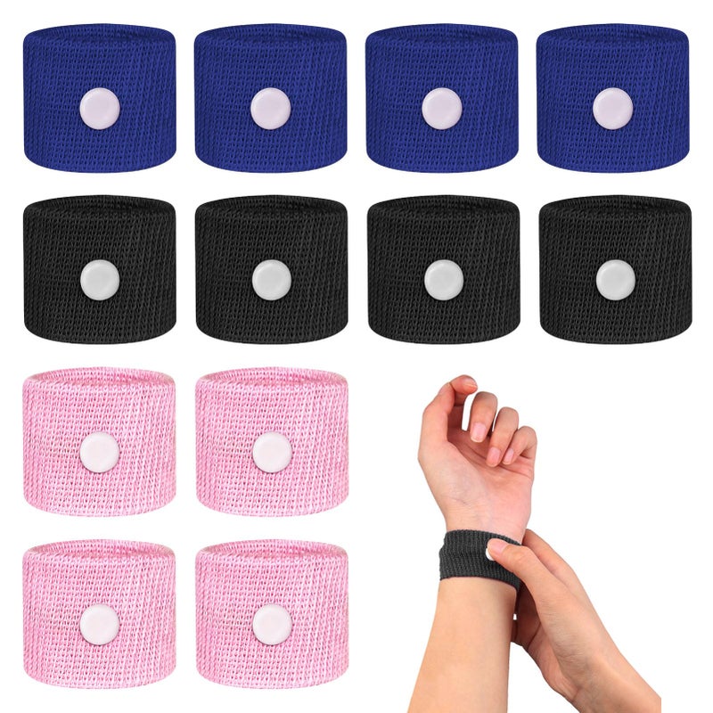 6 Pairs Travel Sickness Bands,Anti Sickness Wristbands Kids and Adults,Motion Sickness Band,Sickness Bands for Pregnancy Sea Car Flying